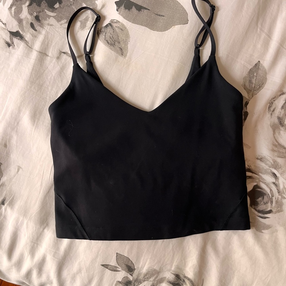 lululemon athletica Black “Align” cami built in bra XS/0 NWOT